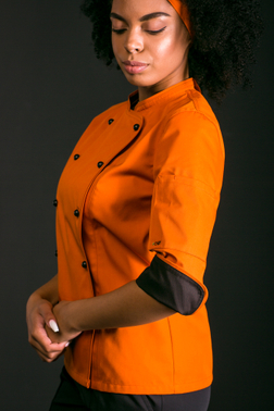 Orange chef clearance coat