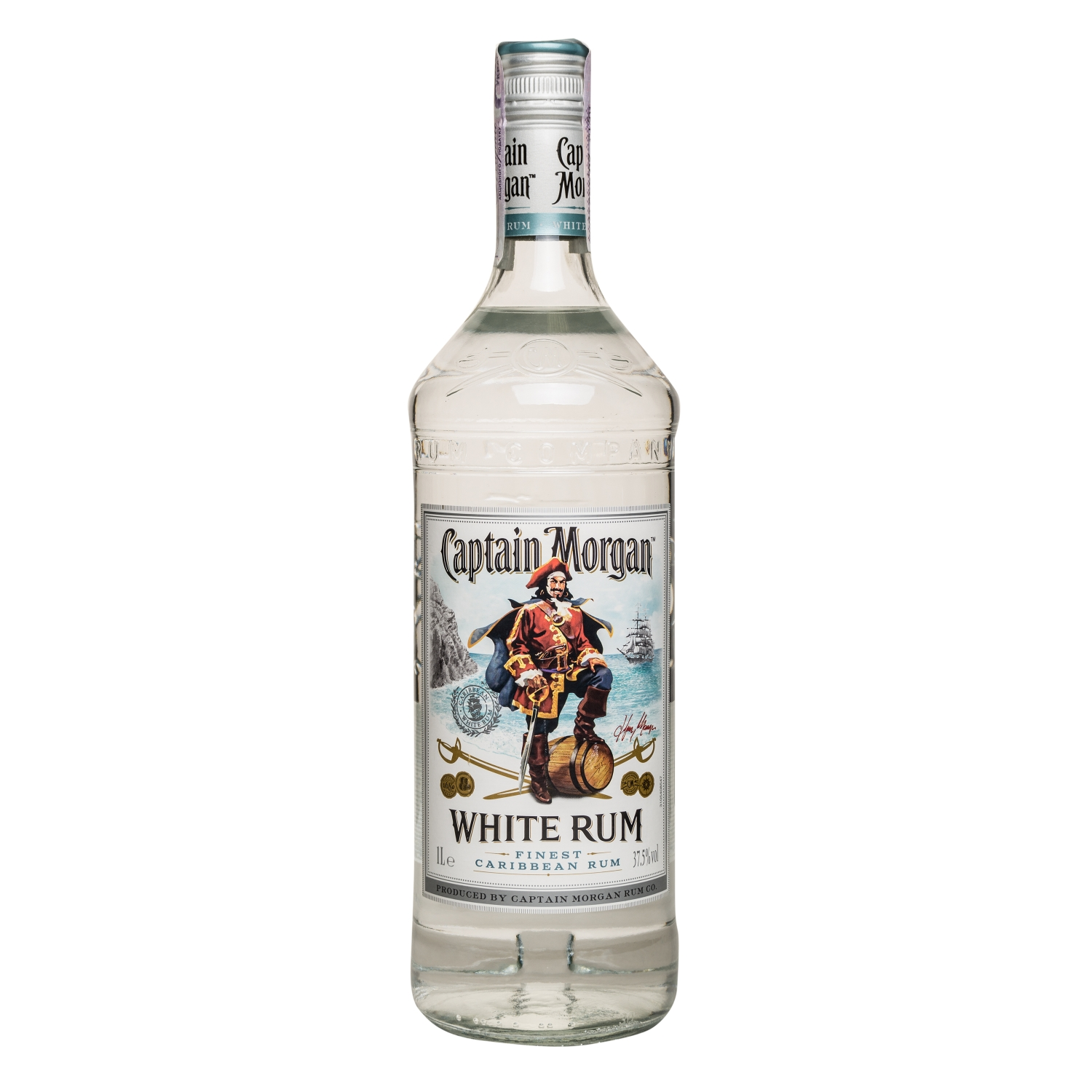 Морган уайт. Captain Morgan White rum 1l / Ром белый.