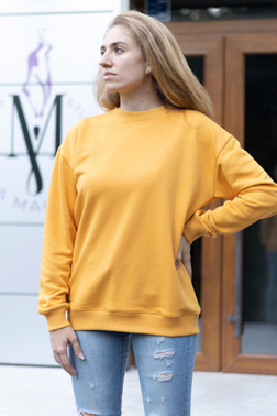 Yellow cheap crew neck